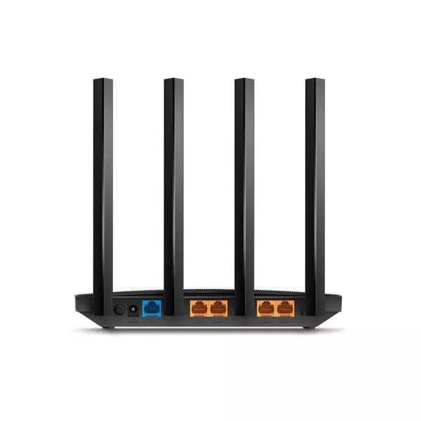 Wi-Fi AC Dual Band TP-LINK Router, "Archer C6 V3.2", 1200Mbps, Gbit Ports, MU-MIMO