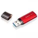 32GB USB3.1 Flash Drive Apacer "AH25B", Red, Matte Metal Shell, Classic Cap (AP32GAH23BB-1)
