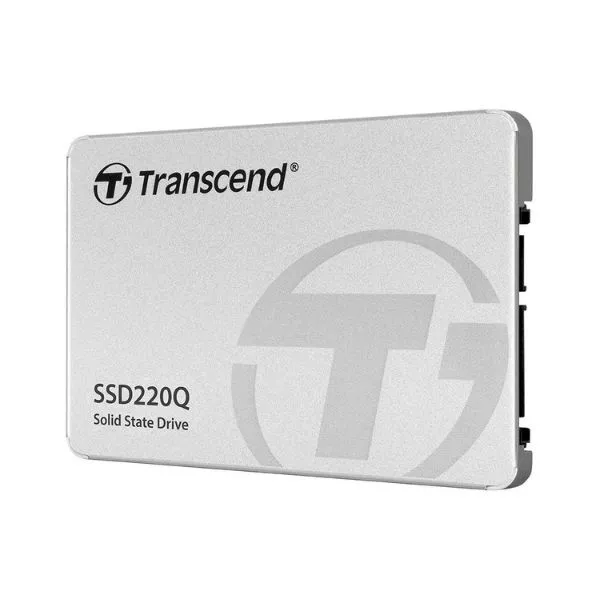 2.5" SSD 2.0TB  Transcend "SSD220Q" [R/W:550/500MB/s, 81K/80K IOPS, SM2259XT, 3D-NAND QLC]