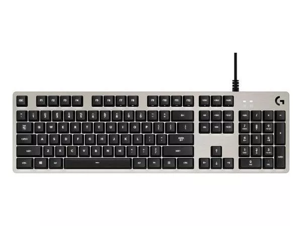 Logitech Mechanical Gaming Keyboard G413 WHITE, Backlighting RED LED, Romer G, USB