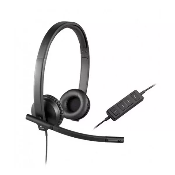 Logitech USB Stereo Headset H570e, Headset: 31.5 Hz - 20 kHz, Microphone: 100 Hz - 18 kHz, In-line audio controls, USB