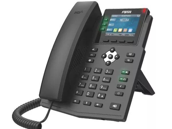 Fanvil X3U Black, VoIP phone, Colour Display, SIP support