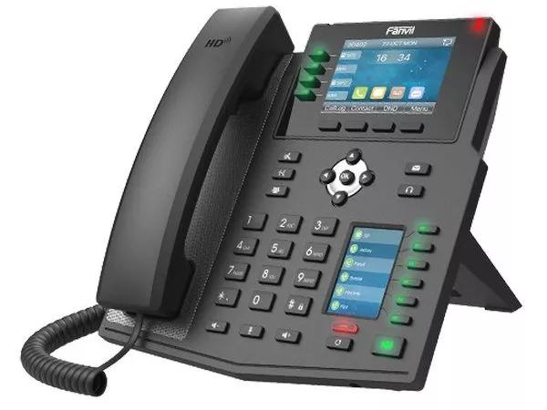 Fanvil X5U Black, High-end IP phone, Colour Display