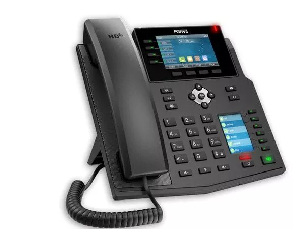Fanvil X5U Black, High-end IP phone, Colour Display