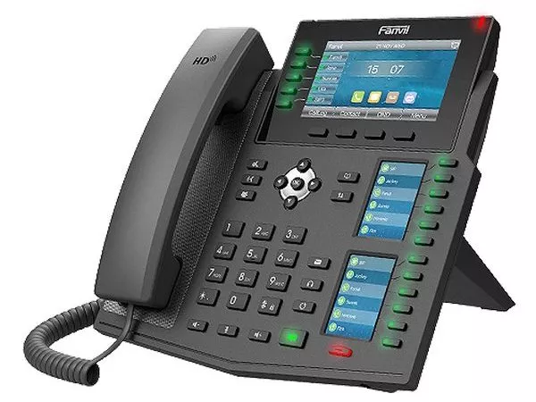Fanvil X6U Black, Enterprise IP phone, Colour Display