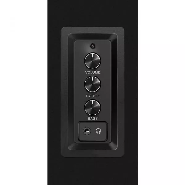 Speakers SVEN "SPS-635" Black, 2.0 / 2x20W RMS, headphone jack, wooden, (3"+1")