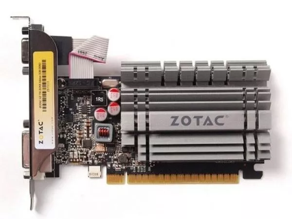 ZOTAC GeForce GT730 Zone Edition 2GB GDDR3, 64bit, 902/1600Mhz, Passive Heatsink, 1.5 Slot, HDCP, VGA, DVI-D, HDMI, Low Profile, 2x Low profile bracke