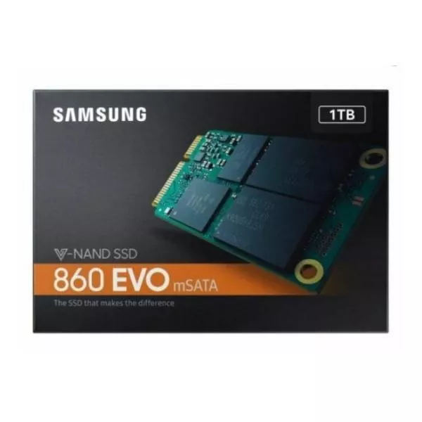 M.2 SATA SSD 1.0TB  Samsung SSD 860 EVO, SATA 6Gb/s, M.2 Type 2280 form factor, Sequential Reads: 55