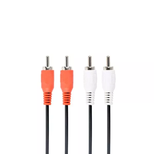 Cable RCA*2 - RCA*2,  7.5m, Cablexpert, CCA-2R2R-7.5M