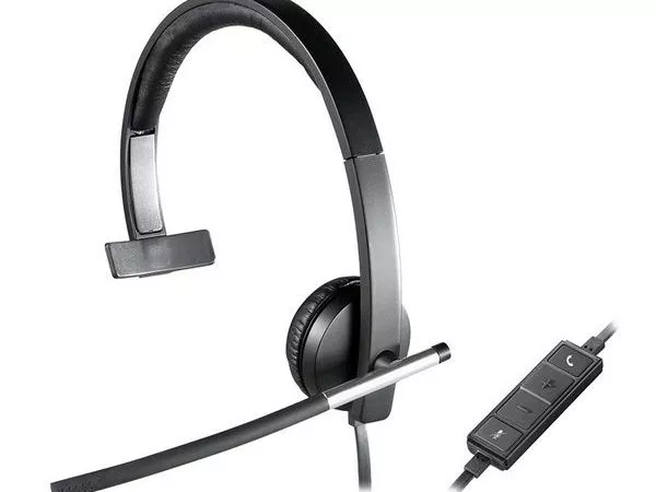 Logitech USB Headset Mono H650e, Headset: 50Hz-10kHz, Microphone: 100Hz-10kHz, 2.5m cable