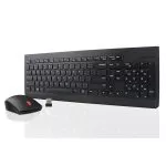 Lenovo Essential Keyboard + Mouse, USB, RU, Black