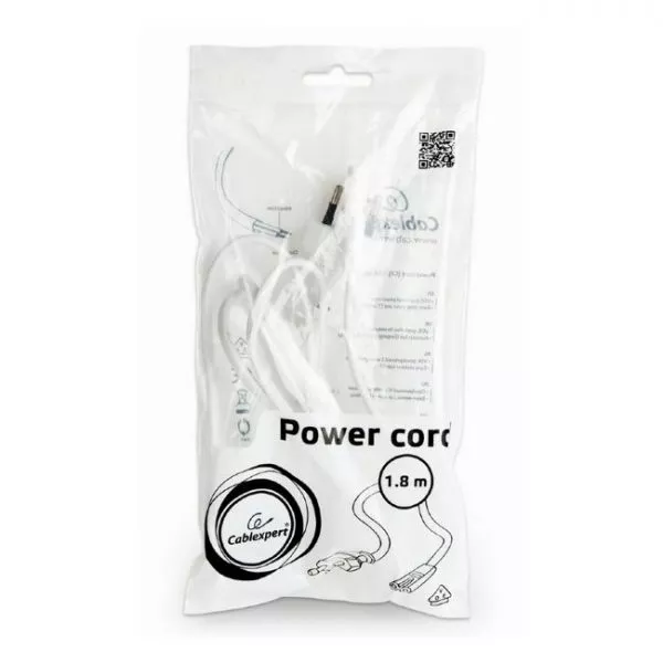 Power Cord PC-220V 1.8m Russian Plug, High quality, PC-184-VDE
