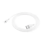 HOCO X61 Ultimate silicone charging data cable for iPhone white