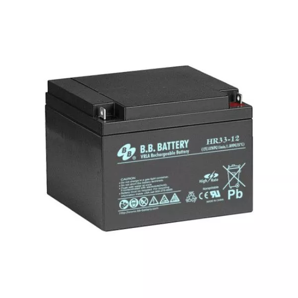 Baterie UPS 12V/  33AH  B.B. HRL33-12, 8-10 Years
