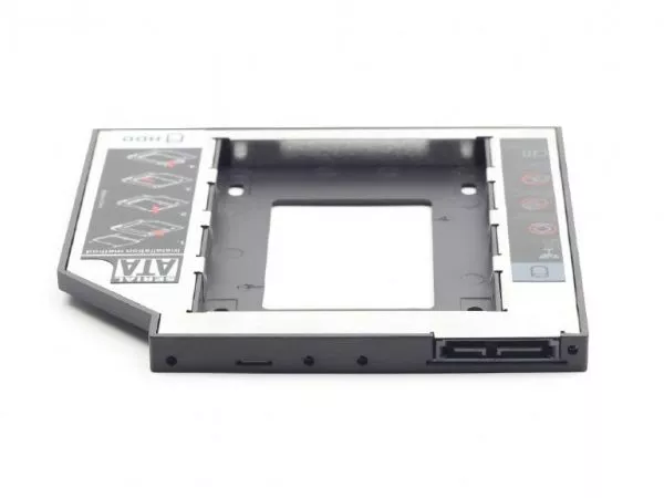 Slim mounting frame for 2.5'' drive to 5.25'' bay, for drive up to 12 mm, Gembird, MF-95-02