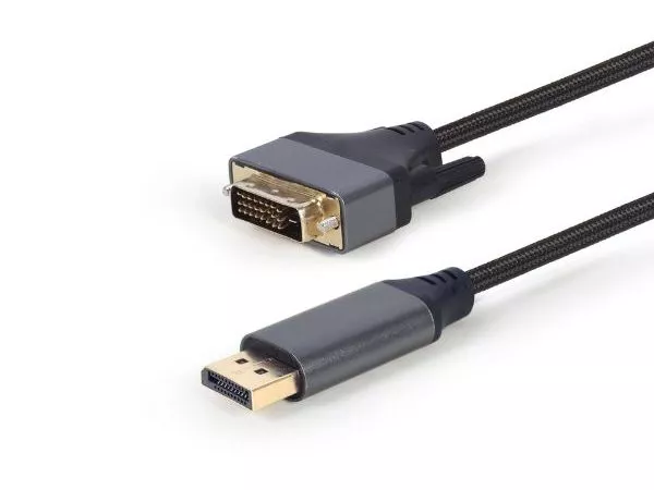 Cable  DP to DVI  4K 1.8m, Cablexpert, "CC-DPM-DVIM-4K-6", Blister