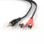 CCA-458-5M  3.5mm stereo plug to 2 phono plugs 5 meter cable