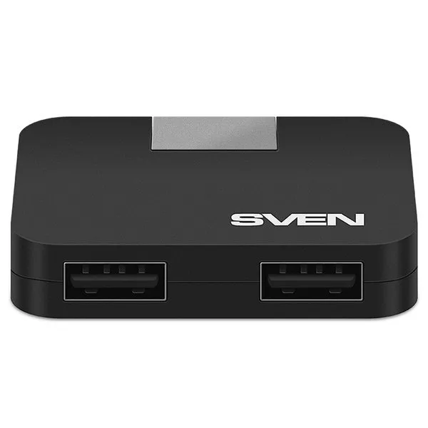 USB 2.0 Hub 4-port SVEN "HB-677", Black