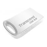 128GB USB3.1 Flash Drive Transcend "JetFlash 710S", Silver, Metal Case, Ultra-Slim (R/W:90/50MB/s)