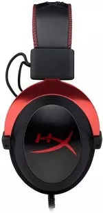 Gaming Headset HyperX Cloud II, 53mm driver, 60 Ohm, 15-25000hz, 98db, 320g.,3.5mm/USB, Red