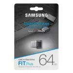64GB USB3.1 Flash Drive Samsung FIT Plus "MUF-64AB/APC", Grey, Plastic Case (R:200MB/s)
