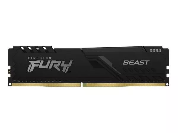 4GB DDR4-3200MHz  Kingston FURY Beast (KF432C16BB/4), CL16-18-18, 1.35V, Intel XMP 2.0, Black