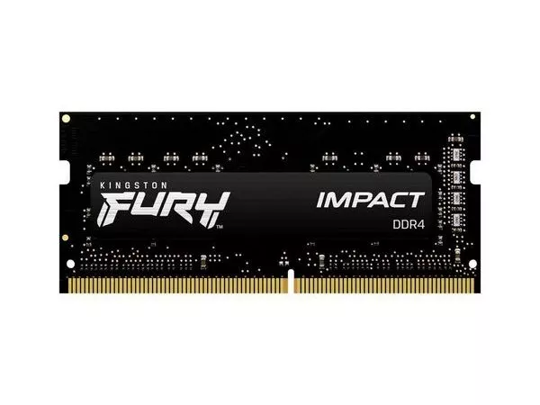 8GB DDR4-2666MHz SODIMM Kingston FURY Impact (KF426S15IB/8), CL15-17-17, 1.2V, Intel XMP, Black