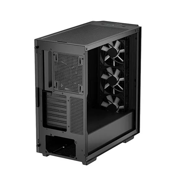 Case ATX Deepcool CG540, w/o PSU, 4x120mm (3xARGB fans), 2xTempered Glass, 2xUSB3.0, Black