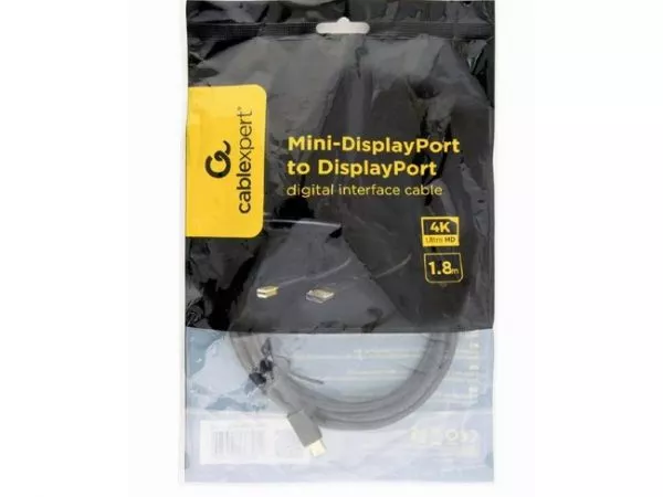 Cable  MiniDP to DP 1.8m  Cablexpert, CCP-mDP2-6