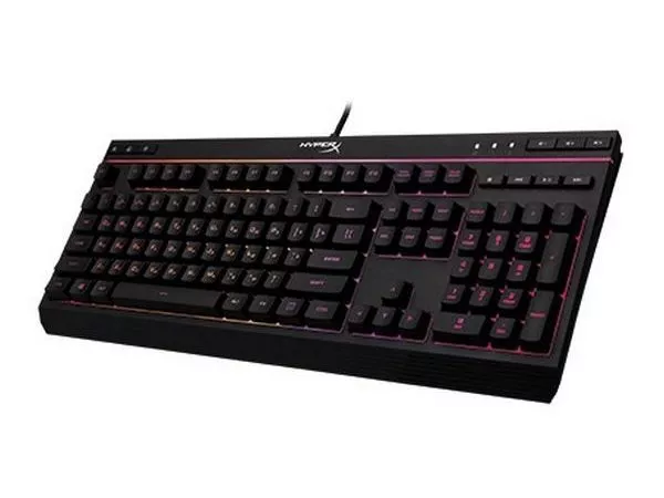 KINGSTON HyperX Alloy Core RGB Membrane Gaming Keyboard (RU), Backlight (RGB), Quiet, Responsive keys with anti-ghosting functionality, Spill resistan