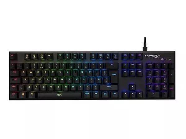 KINGSTON HyperX Alloy FPS RGB Mechanical Gaming Keyboard (RU), Mechanical keys (Kailh Silver key switch) Backlight (RGB), 100% anti-ghosting, Key roll