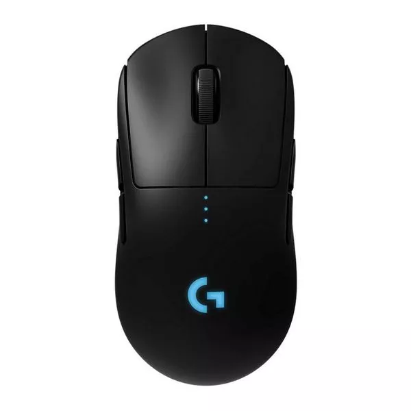 Wireless Gaming Mouse Logitech G Pro, Optical, 100-16000 dpi, 8 buttons, Ambidextrous, 1xAA, Black