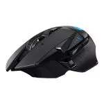 Wireless Gaming Mouse Logitech G502, Optical 100-16000 dpi 11 buttons, RGB, Adjj. Weight, Black USB