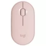 Wireless Mouse Logitech M350, Optical, 1000 dpi, 3 buttons, Ambidextrous, Slim, 1xAA, Rose