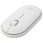 Wireless Mouse Logitech M350, Optical, 1000 dpi, 3 buttons, Ambidextrous, Slim, 1xAA, White