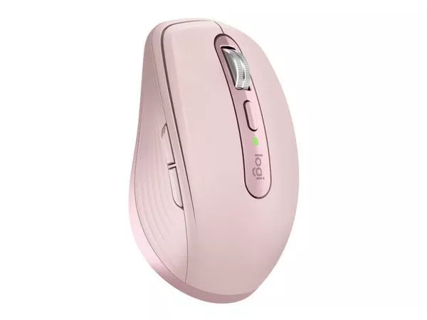 Wireless Mouse Logitech MX Anywhere 3, Optical, 200-4000 dpi, 6 buttons, Bluetooth+2.4GHz, Rose