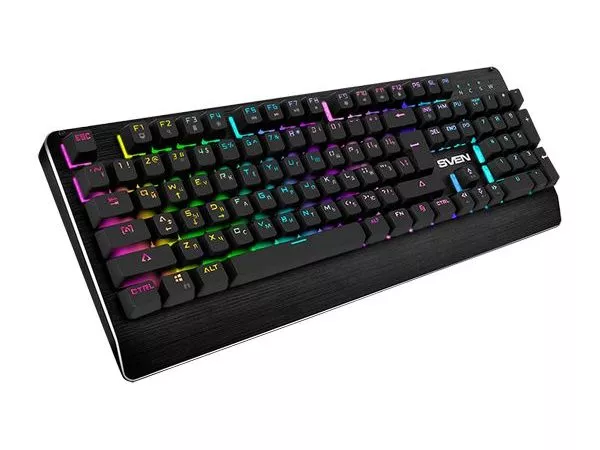 SVEN KB-G9700 RGB Mechanical Gaming Keyboard, Mechanical keys 104 keys, 12 Fn-keys, Backlight (RGB),