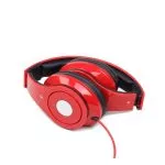 Gembird MHS-DTW-R "Detroit", Folding stereo headphonest with Microphone, 3.5mm (4 pin), Red