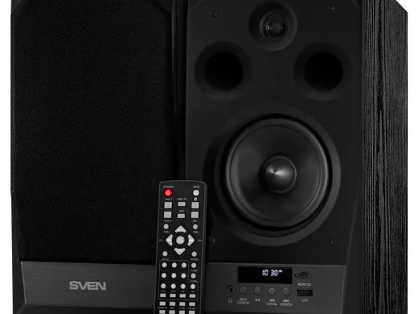 Speakers SVEN "MC-20" Black, 90w, Bluetooth, SD, USB Flash, Remote Control, FM, 3.5mm jack