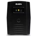 SVEN Pro 400, Line-interactive UPS, 400VA /240W, 2x Schuko outlets, 1x7AH, AVR: 175-280V, Cold start function, Black