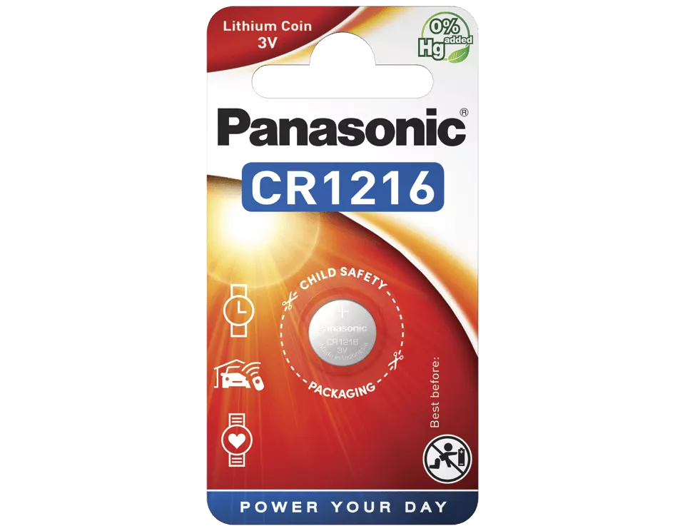 CR1216, Blister*1, Panasonic, CR-1216EL/1B