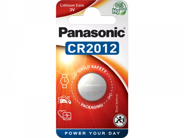 CR2012, Blister*1, Panasonic, CR-2012EL/1B