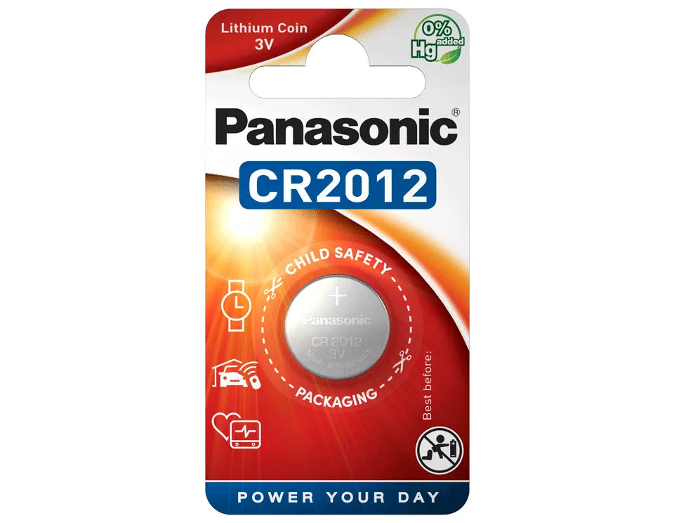 CR2012, Blister*1, Panasonic, CR-2012EL/1B