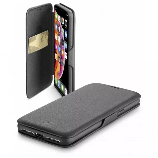 Cellular Apple iPhone XS Max, Book Clutch Case, Black