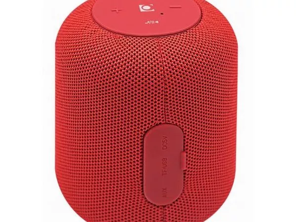 Gembird SPK-BT-15-R, Bluetooth Portable Speaker, 5W RMS, Bluetooth v.5.1, Built-in microphone, microSD, built-in lithium battery - 1200 mAh, FM-radio: