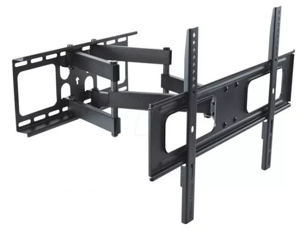 TV-Wall Mount for 32-70" - PureMounts "FM31-600" 2 arms, Tilted, up to 50kg, Tilt:+10°/- 20°, swivel: 120°,  level: +/- 3°, 64-510mm  wall distance, m