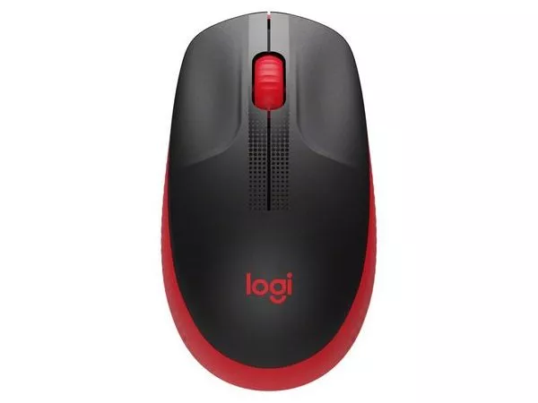 Logitech Wireless Mouse M190 Full-size - RED - 2.4GHZ - EMEA - M190