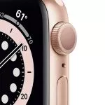 Apple Watch Series 6 GPS, 40mm Gold Aluminum Case with Pink Sand Sport Band, MG123 GPS, Gold