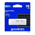 16GB USB2.0  Goodram UME2 White, Plastic, Anti-slip design (Read 20 MByte/s, Write 5 MByte/s)