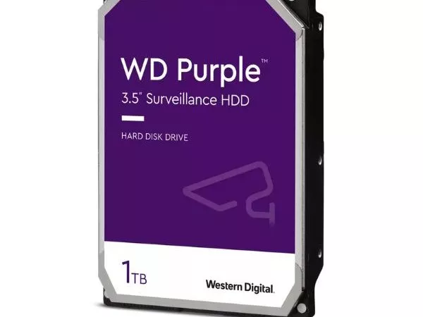 3.5" HDD  1.0TB-SATA- 64MB  Western Digital "Purple Surveillance (WD10PURZ)"